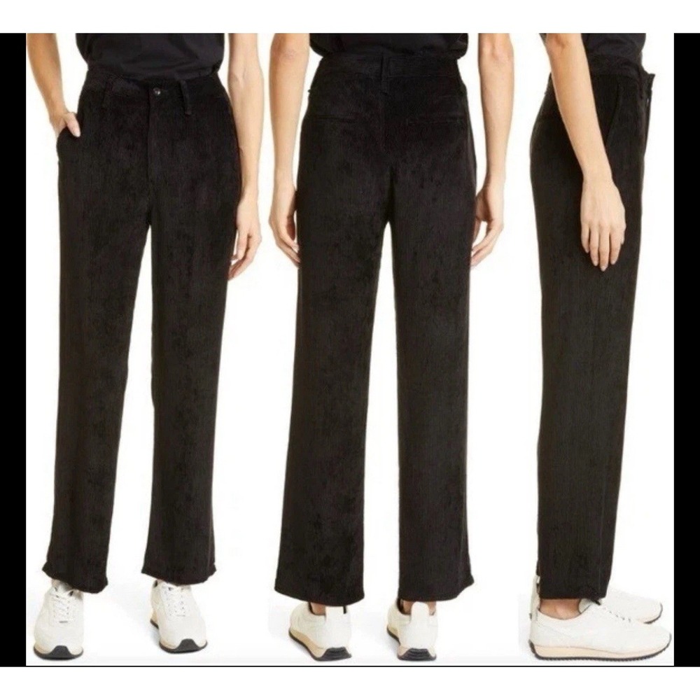 Rag & Bone Women's Size 28 Ellie Straight Leg Corduroy Pants Black